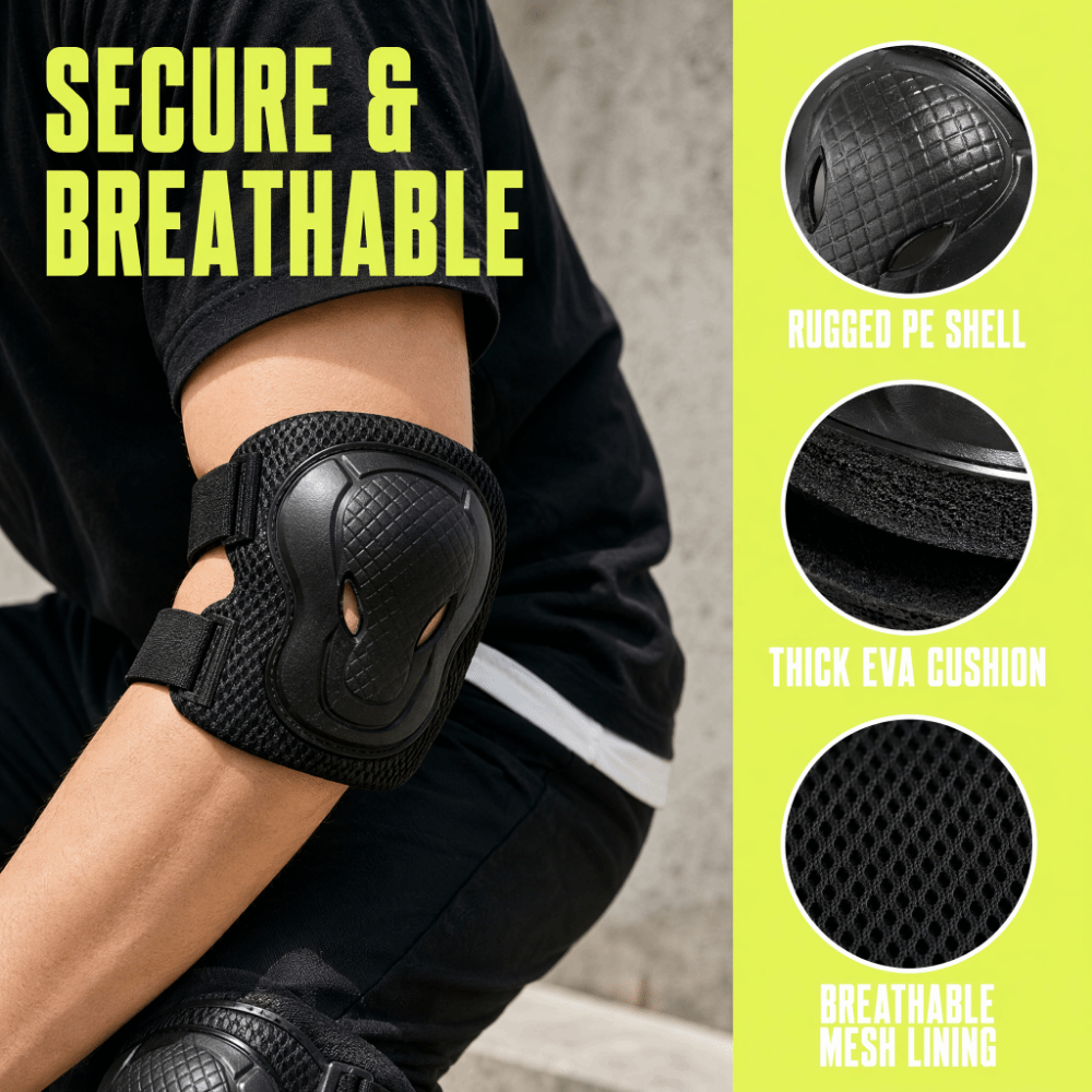 Набор из 6 предметов: наколенн – обзор и цена Mountain Biking Elbow Pads