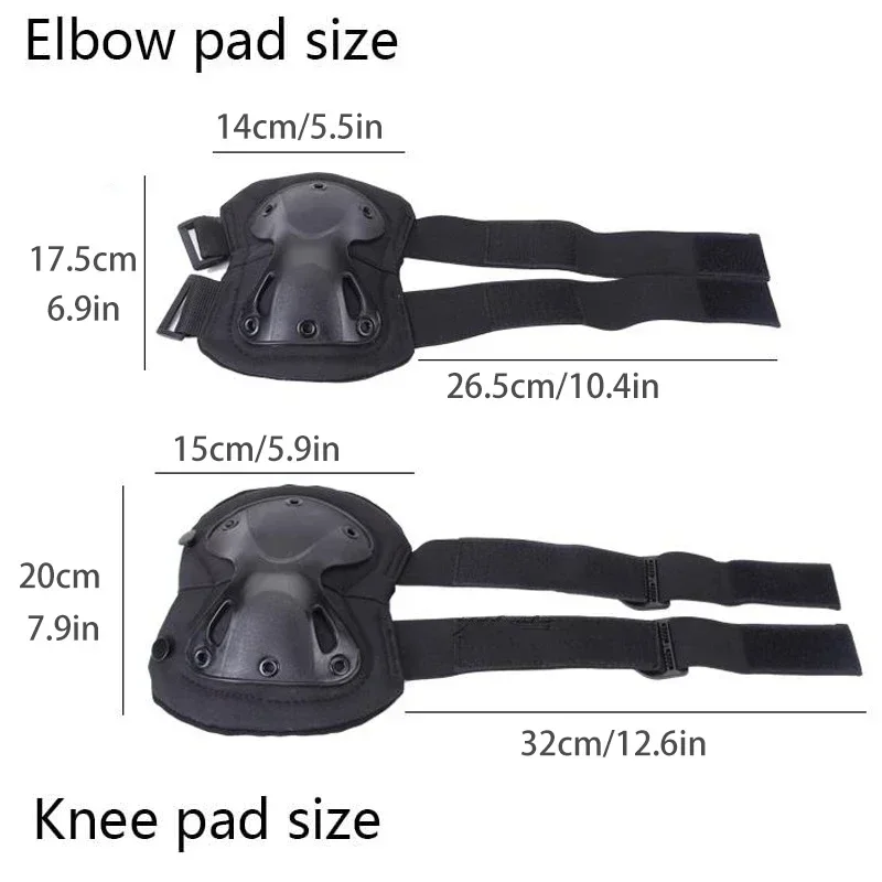 Комплект тактических наколенни – обзор и цена Mountain Biking Elbow Pads